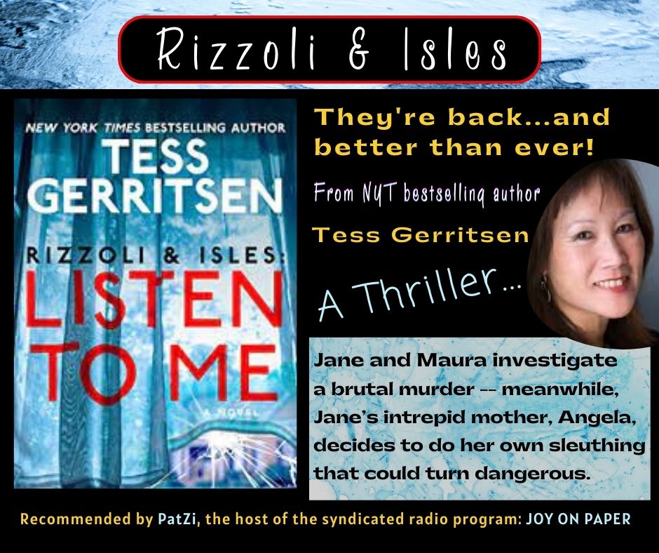 JJJ TESS GERRITSEN LISTEN TO ME