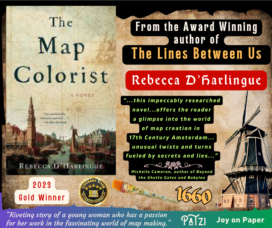 Joy on Paper DHARLINGUE Rebecca Map Colorist