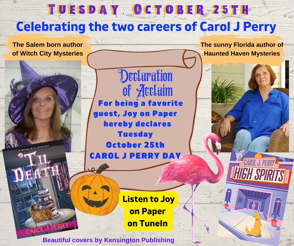 Joy on Paper PERRY Day October 25th